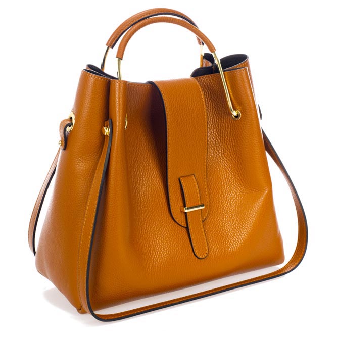 Bolso de piel auténtica PONZA 