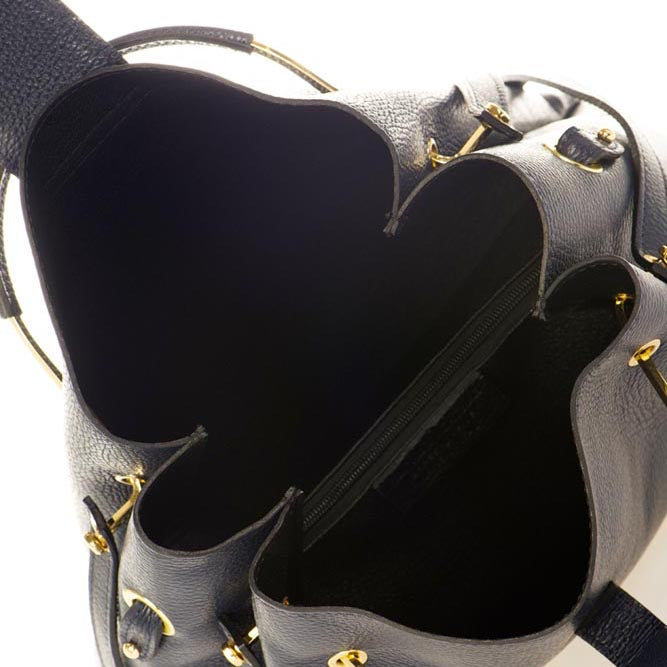 Bolso de piel auténtica PONZA 
