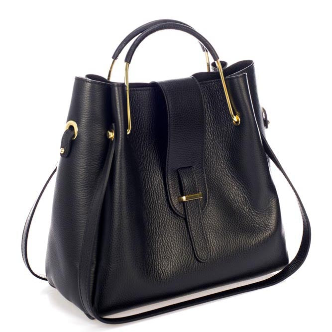 Bolso de piel auténtica PONZA 